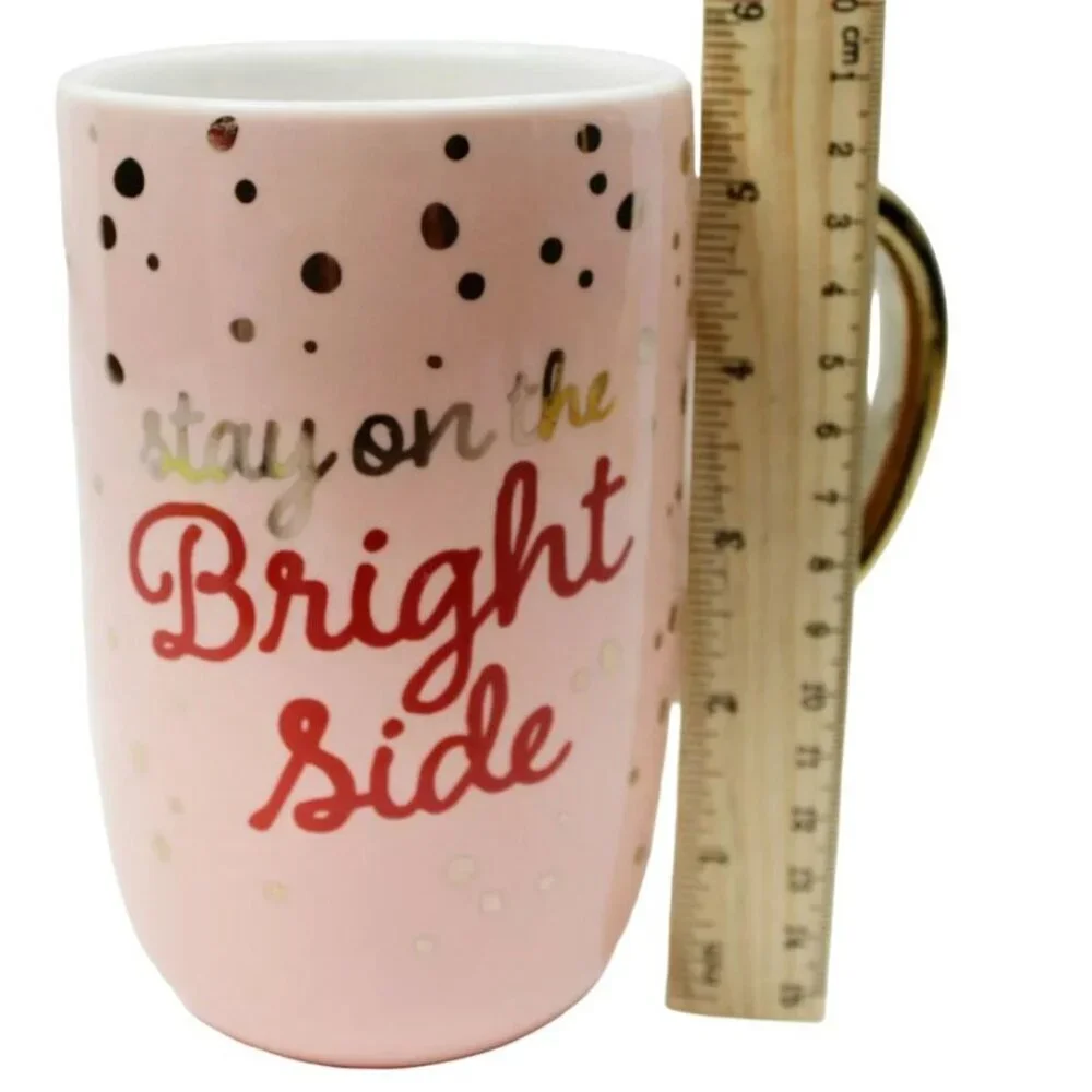 Jumbo Mug Modern Expressions Coffee Tea 20.6 oz Gift Stay On The Bright Side New